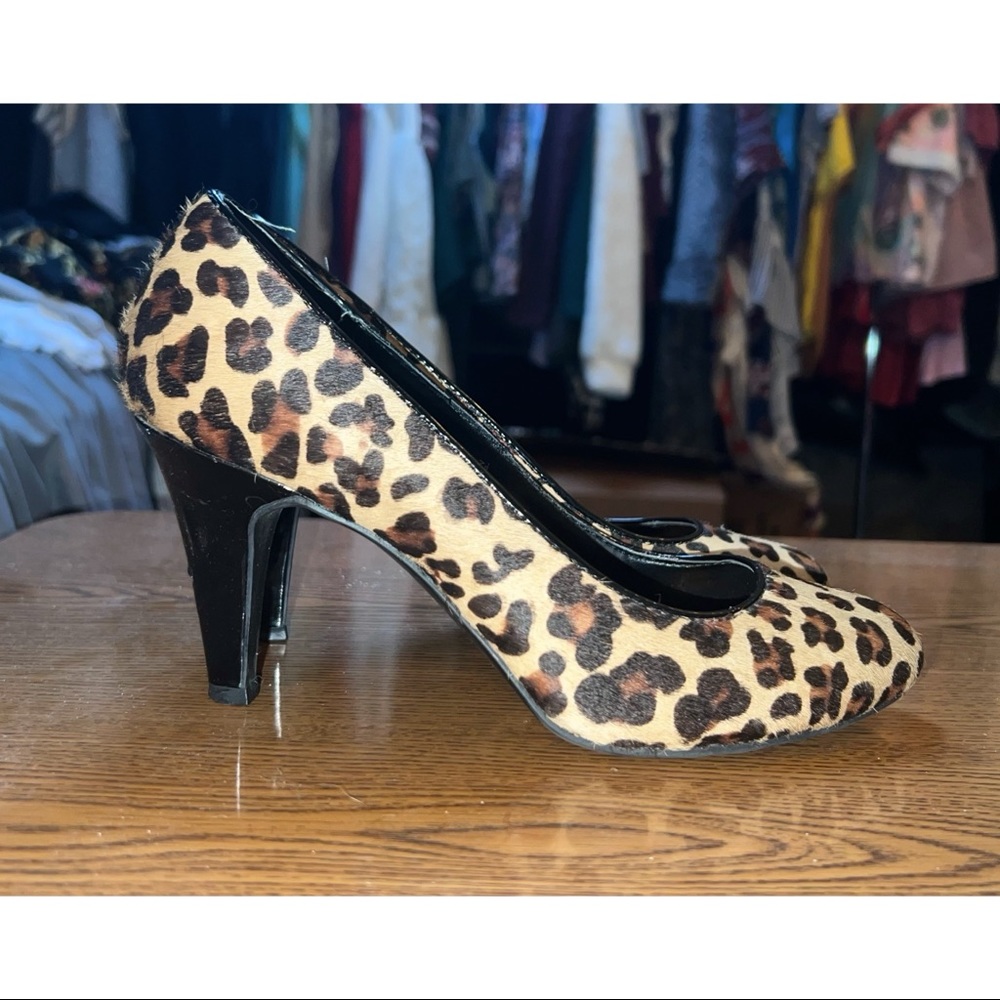 Merona! Like new without tags! Size 7.5 cheetah print heels